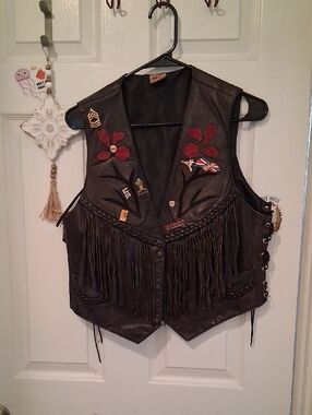 Womens Leather Vest